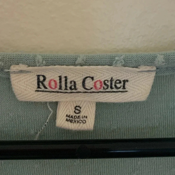 Rolla Costa Dress Sage Green Flutter Sleeve Dress Size Small - Picture 5 of 7